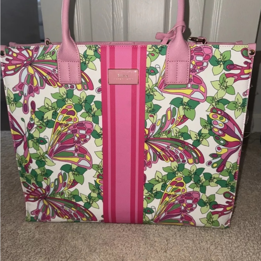 Trina Turk Matching Tote/Clutch Bag & set (2 piece set)